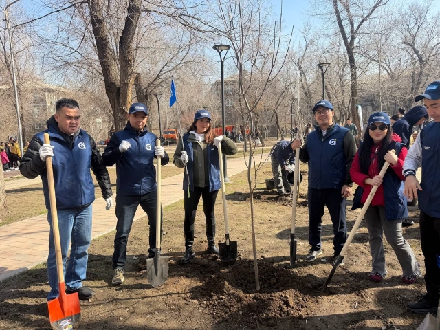 Молодежный комитет ТОО «КазРосГаз» принял участие в экологической акции «Таза Қазақстан»